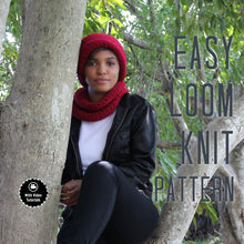 Load image into Gallery viewer, Beginner EASY Slouchy Hat and Cowl Set Pattern
