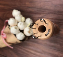 Load image into Gallery viewer, Spool Loom Knit French Knitting Wood Doll