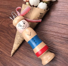 Load image into Gallery viewer, Spool Loom Knit French Knitting Wood Doll