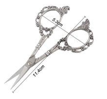 Load image into Gallery viewer, Vintage Style Floral Handle Sewing Scissors
