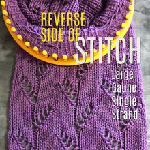 Load image into Gallery viewer, Popcorn Vine Stitch Pattern Flat and in the Round