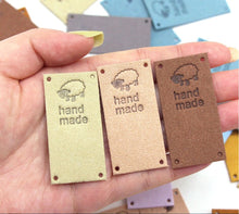Load image into Gallery viewer, Sheep Handmade Labels Tags for Knit  Crochet Sew