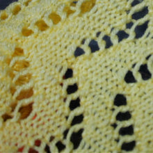 Load image into Gallery viewer, Chevron Lace Stitch Pattern Flat and in the Round