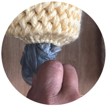 Load image into Gallery viewer, Loom Knit Bag Holder Pattern with Video Tutorial by Loomahat Copyright