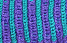 Load image into Gallery viewer, Loom Knit Brioche Stitch Copyright Loomahat