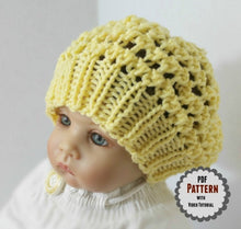 Load image into Gallery viewer, Three Step Stitch Baby Hat