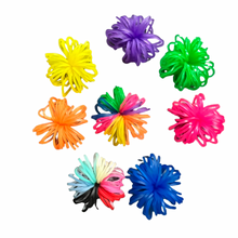 Load image into Gallery viewer, Rainbow Loom Ball of Bands Bunch Yellow Purple Blue Orange Pink Green Blue