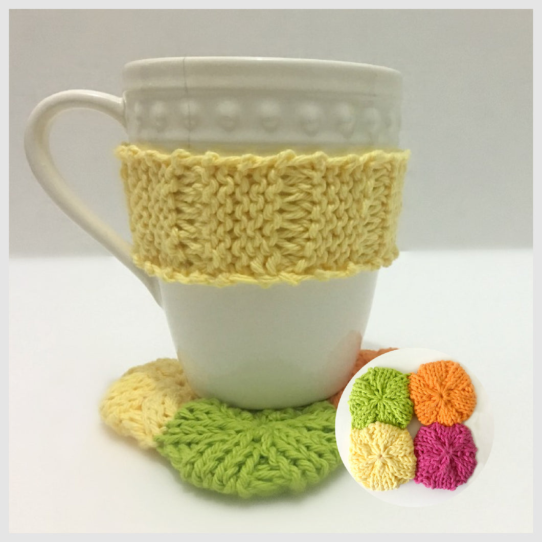 Cup Cozy and Coaster Pattern