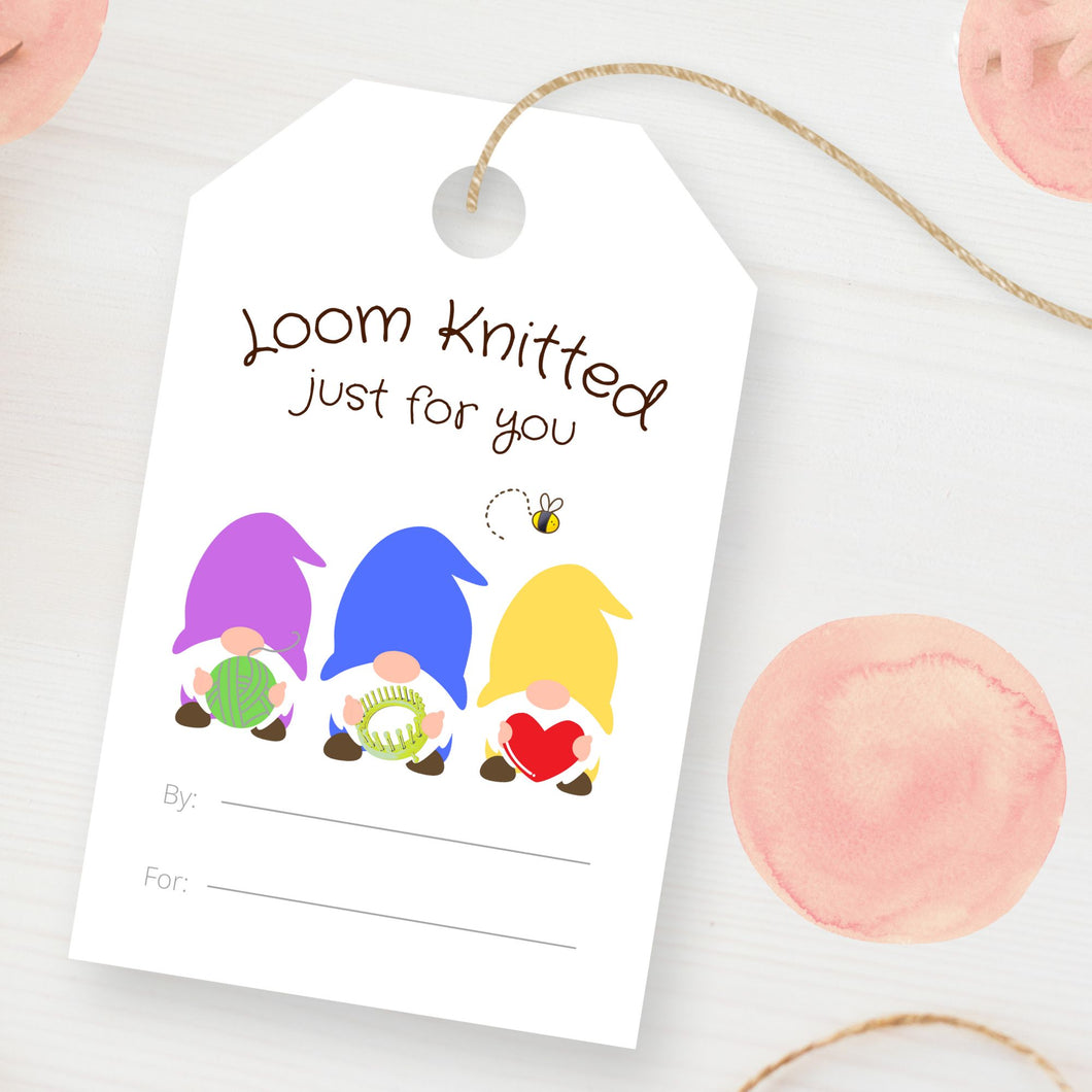 Gnome Gift Tag Labels