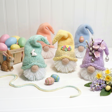 Load image into Gallery viewer, Loom Knit Easter Gnomes Pattern Copyright Loomahat
