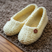 Load image into Gallery viewer, Loom Knit Slipper Socks Pattern
