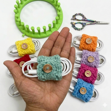 Load image into Gallery viewer, Cable Organizer Pattern in 3 Sizes
