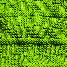 Load image into Gallery viewer, Modified Alternating Welted Leaf Stitch Pattern

