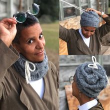 Load image into Gallery viewer, Convertible Hat Cowl Pattern
