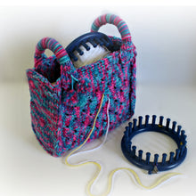 Load image into Gallery viewer, Yarn Holder Bag Purse Tote Pattern
