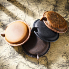 Load image into Gallery viewer, Crazy Horse Leather Retractable Portable Tape Measure
