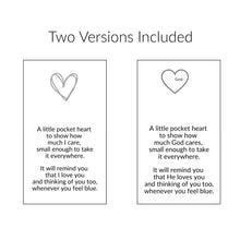Load image into Gallery viewer, Pocket Heart Hug Pattern and Tags
