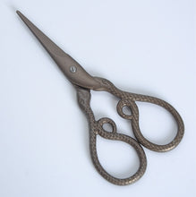 Load image into Gallery viewer, Small Snake Scissors Bronze
