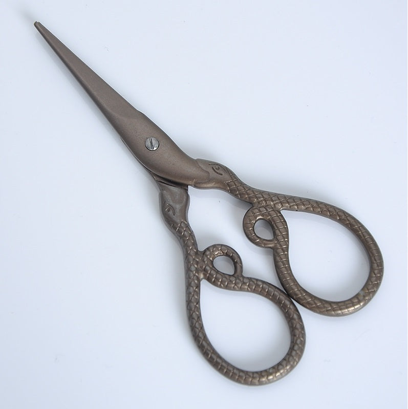 Small Snake Scissors Bronze