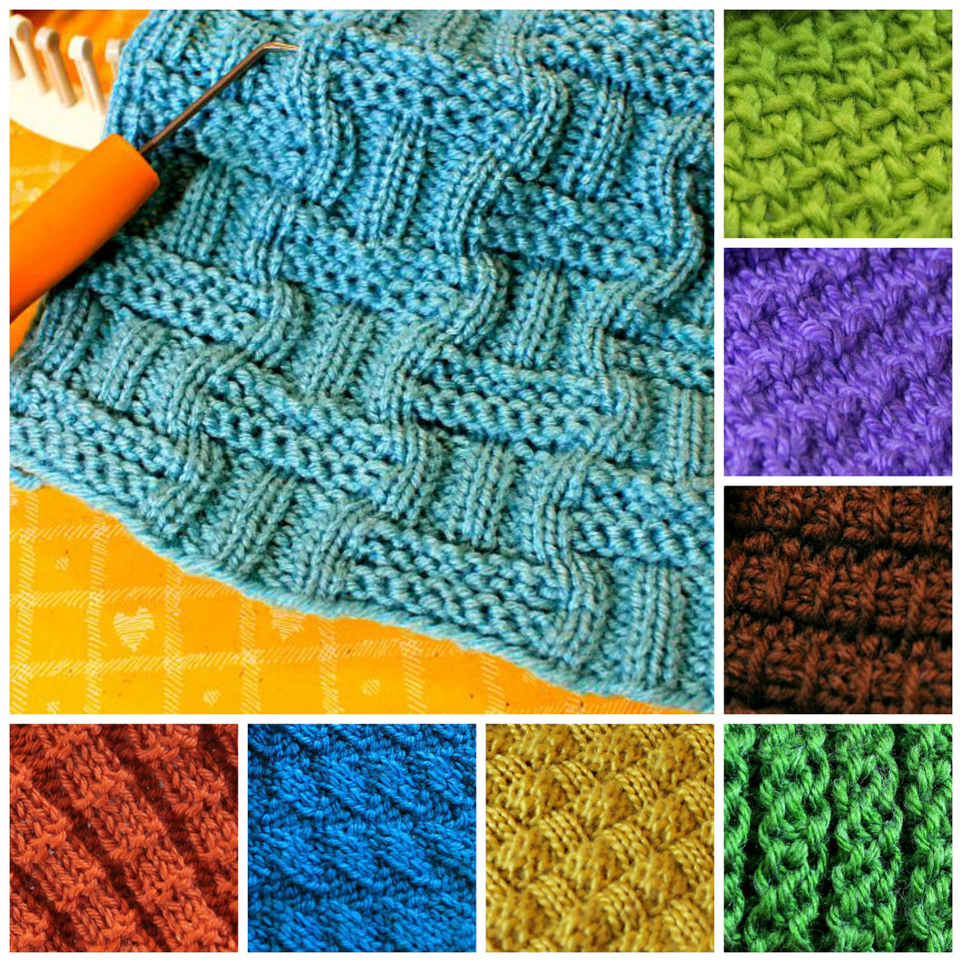 Loom Knit Stitches Patterns Copyright Loomhat
