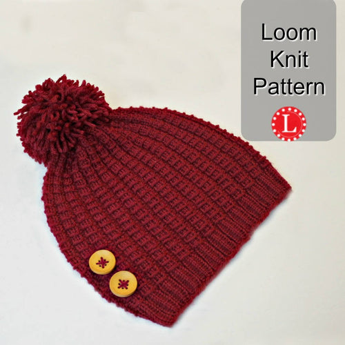 Loom Knit Character Hat PATTERN Collection, 9 Adorable PATTERNS Included:  Bunny, Lamb, Frog, Pumpkin, Puppy, Aviator, Owl, Chick.pom-pom Hat (Instant  Download) …