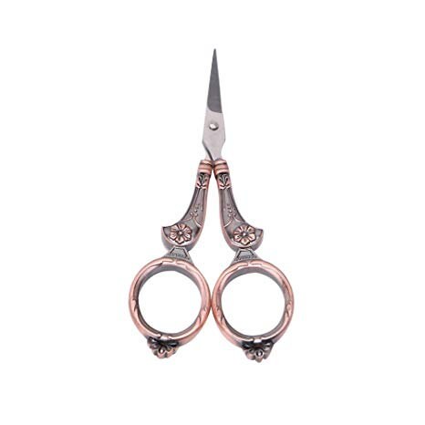 Vintage Style Embroidery Scissors | Thimble Needle Case Sewing Kit