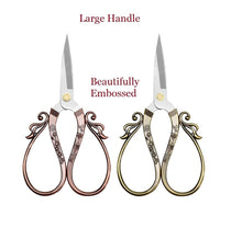 Load image into Gallery viewer, Large Handle Vintage Style Scissors
