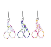 Load image into Gallery viewer, Colorful Vintage Style Storke Crane Scissors
