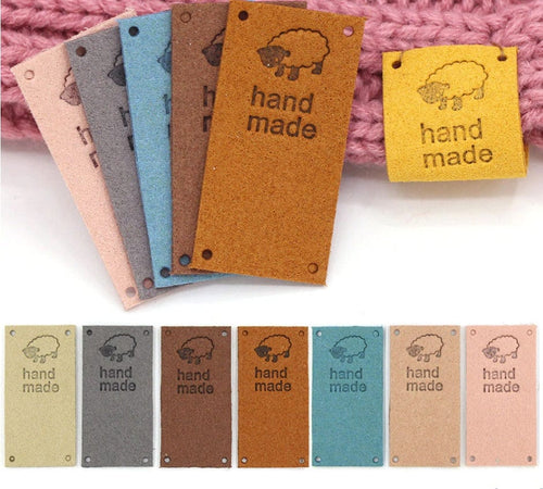 Sheep Handmade  Labels Tags for Knit  Crochet Sew