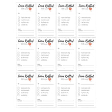 Load image into Gallery viewer, Project Care Labels | Printable Made with Love Tags

